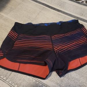 Lululemon speed shorts